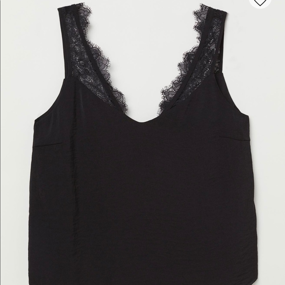 H&M Lace Tank Blouse